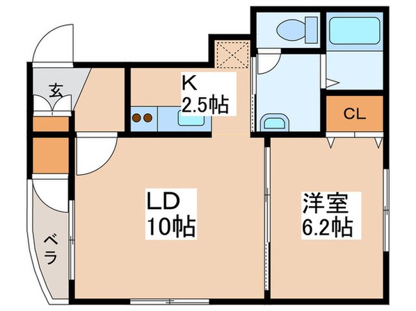 オリエントコ－トＳ１４Ｗ８の物件間取画像